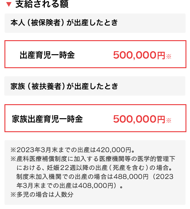 出産したとき | 健保の給付 | 東京機器健康保険組合